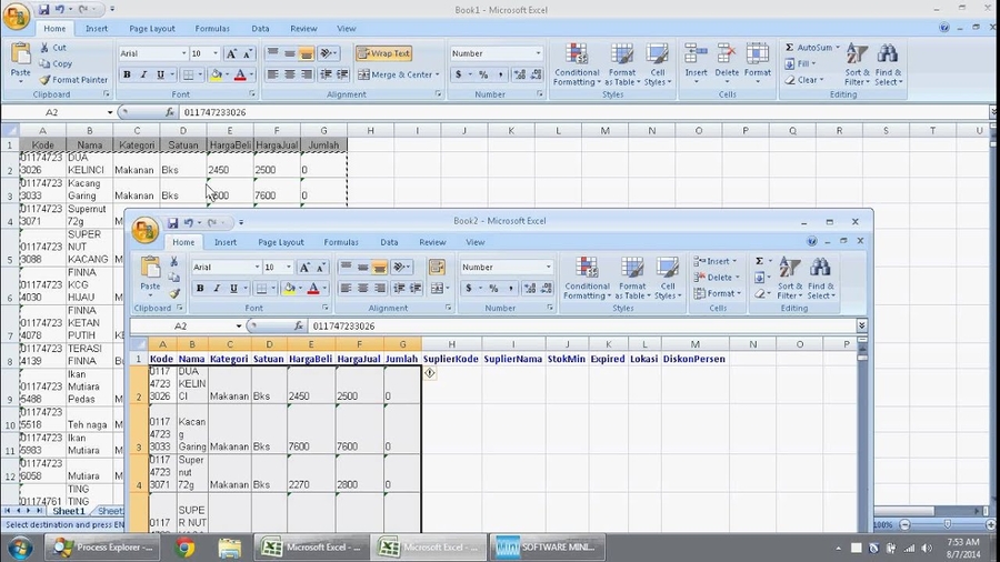 Software kasir gratis excel