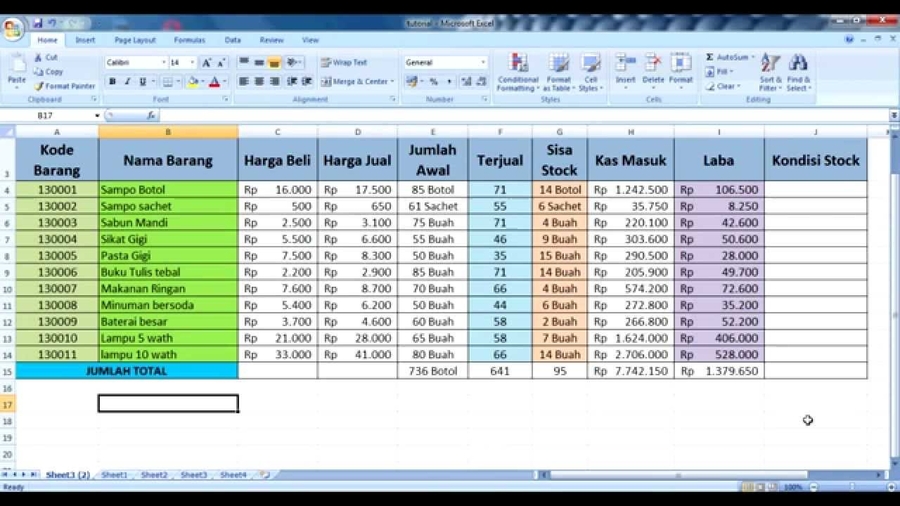Software kasir gratis excel